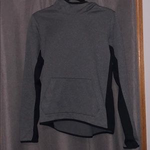 Nike hoodie Therma-Fit, grey and black
